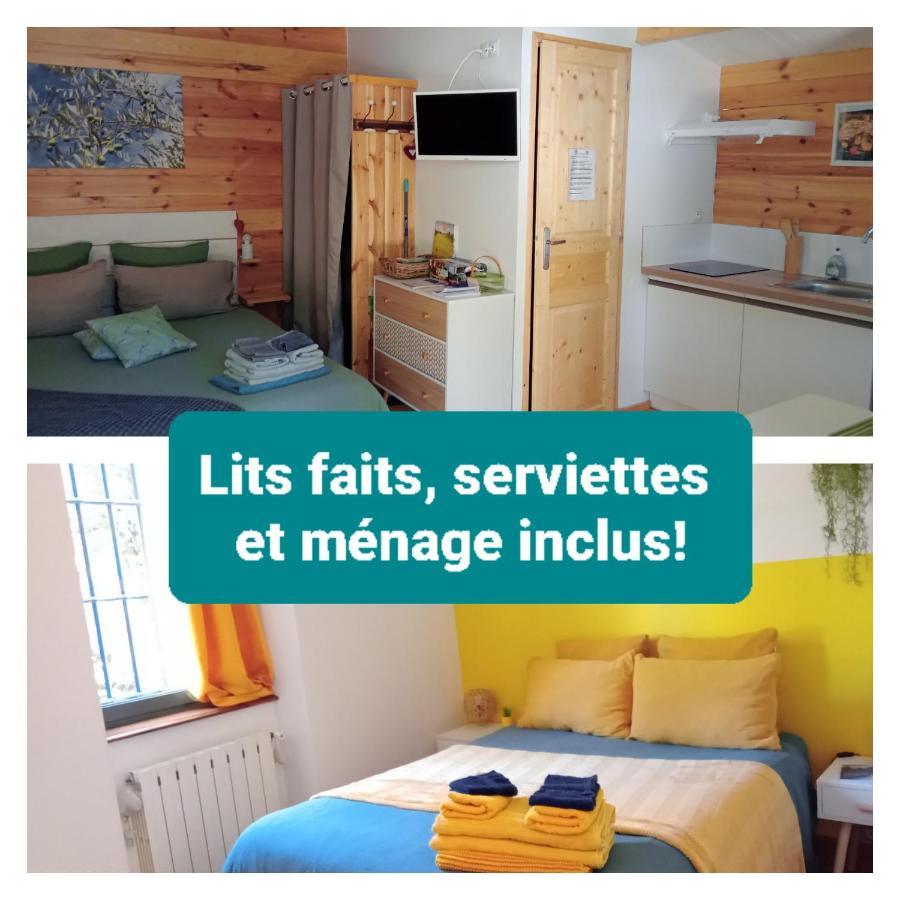 Chalet "Le Petit Olivier" Gites Appart 'Hotel L'Echappee Belle D'Aubenas Logement 2 Sur 3 מראה חיצוני תמונה